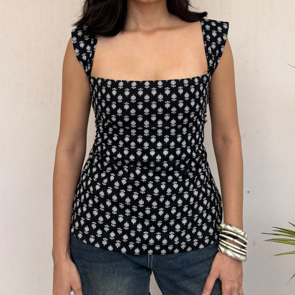 PAARO-Backless kurti top - Roopinee Clothing